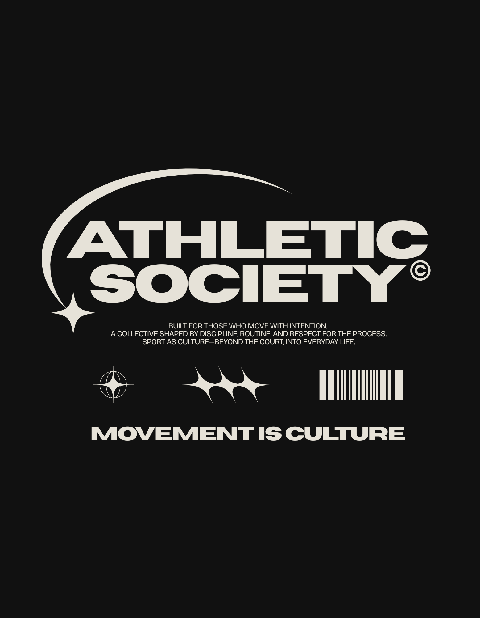 Hoodie Oversize "Athletic Society"