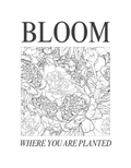Hoodie Oversize-Bloom Where You're Planted