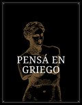 Hoodie Oversize Premium "Pensá en Griego" | Estética Griega Clásica